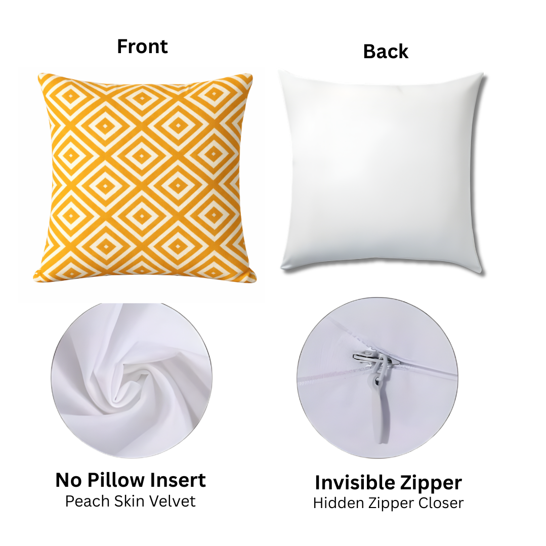 Yellow Modern Pillow Covers