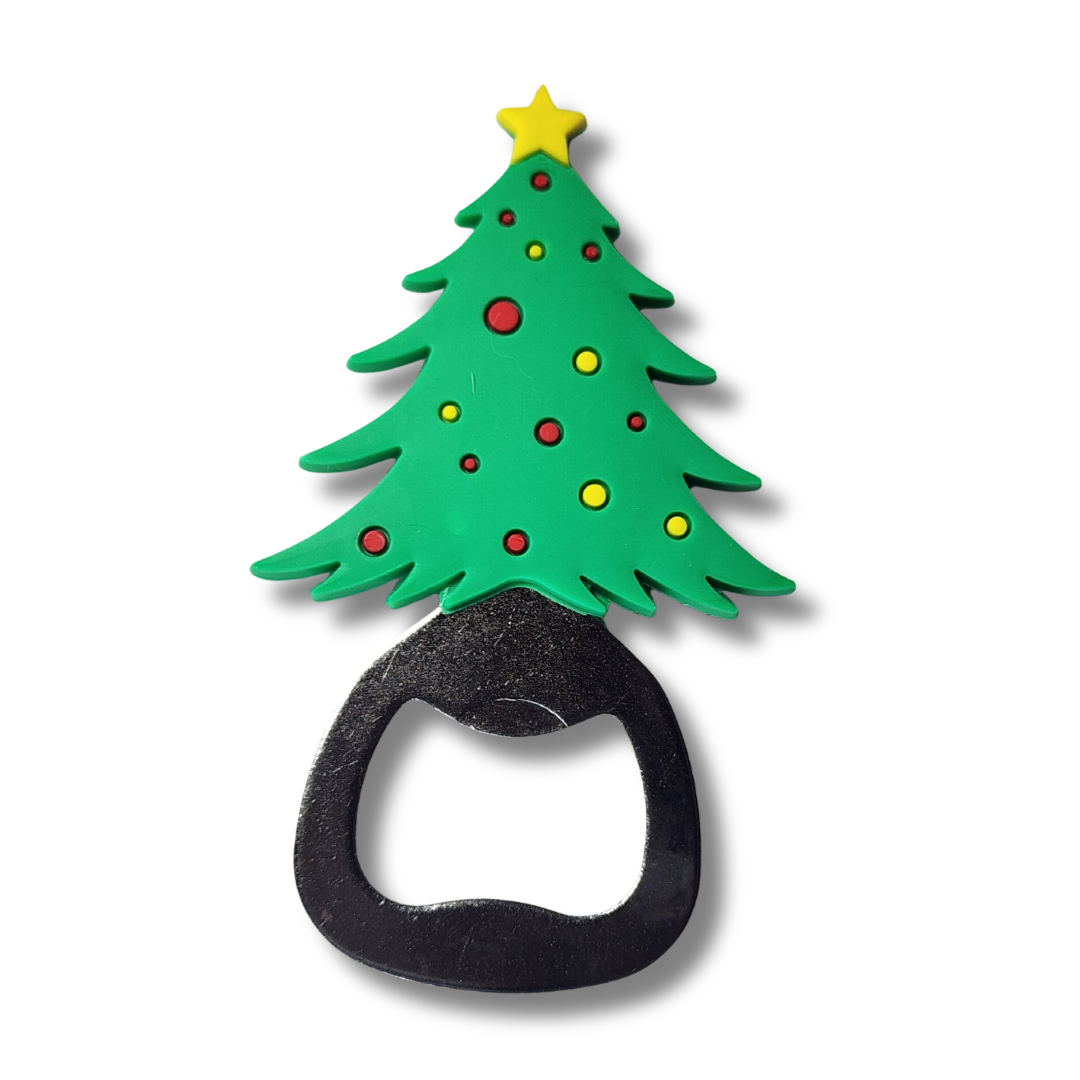 Bottle Opener - Fridge Magnet Christmas