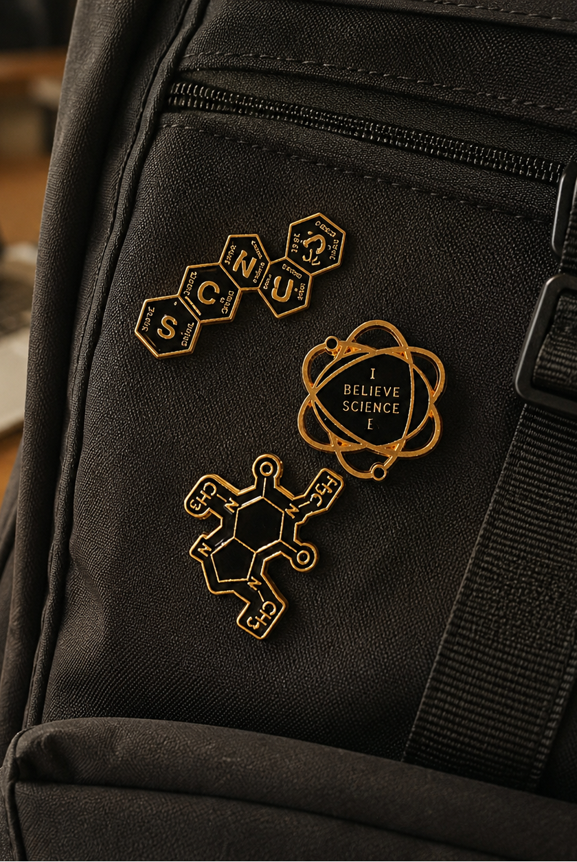 Science Pins Set of 3