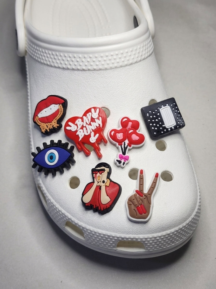 Crocs Charms Mix Pack – 7 Trendy Jibbitz for Shoes
