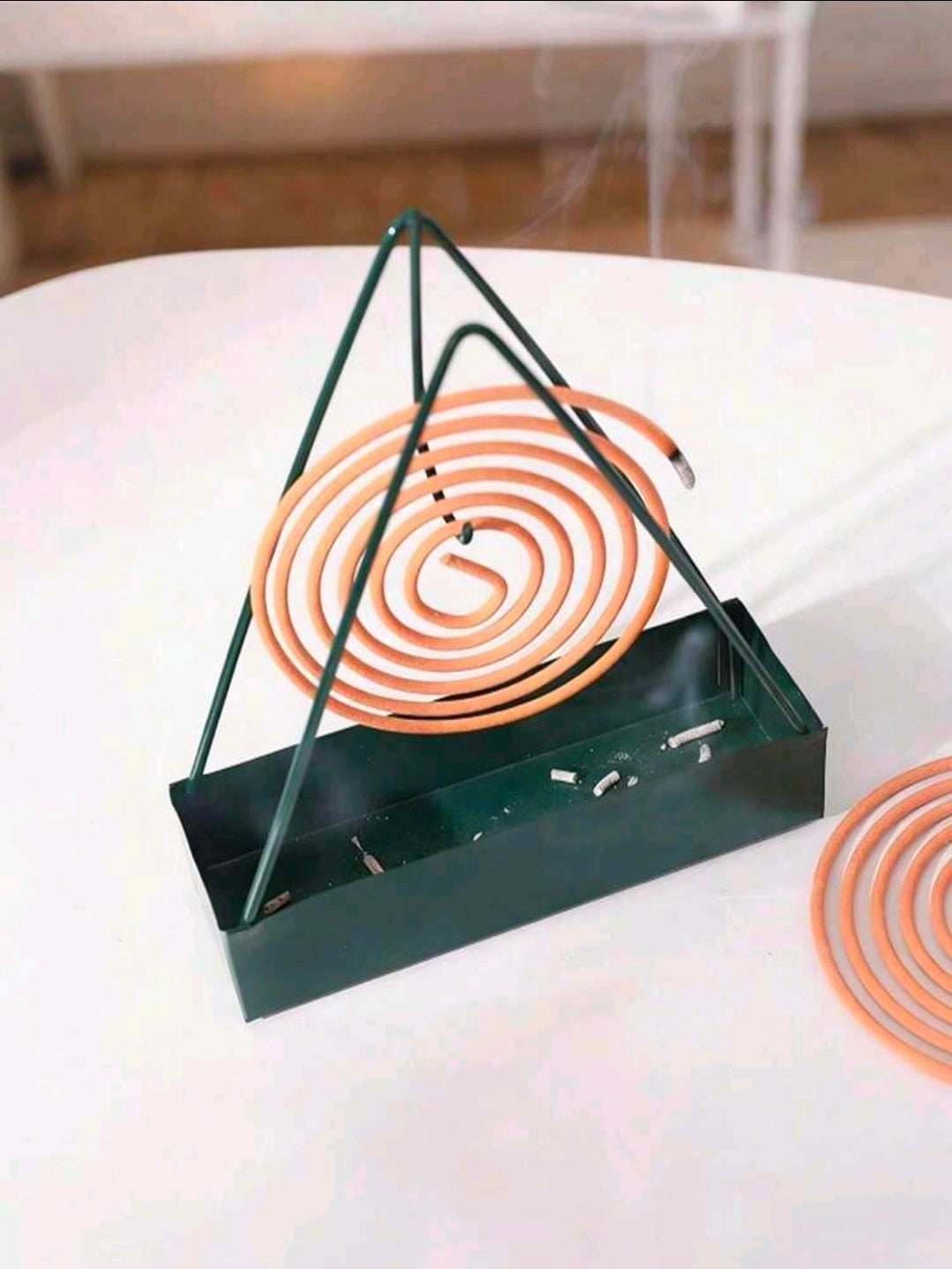 Modern Minimalist Metal Mosquito Coil / Incense Burner Tray