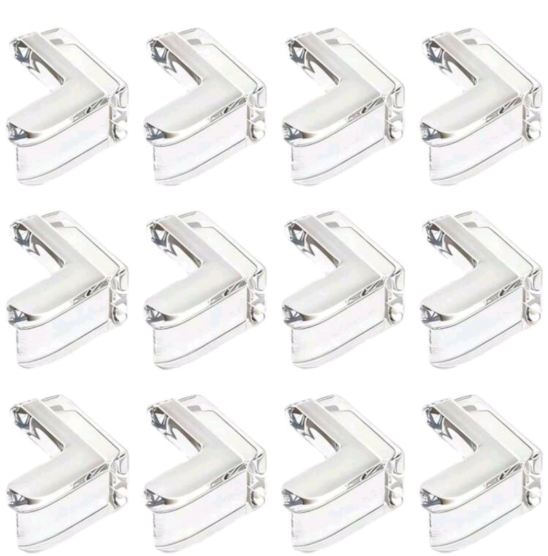 Ultra-Clear L-Shaped Baby Proofing Corner Protectors (Pack of 3)