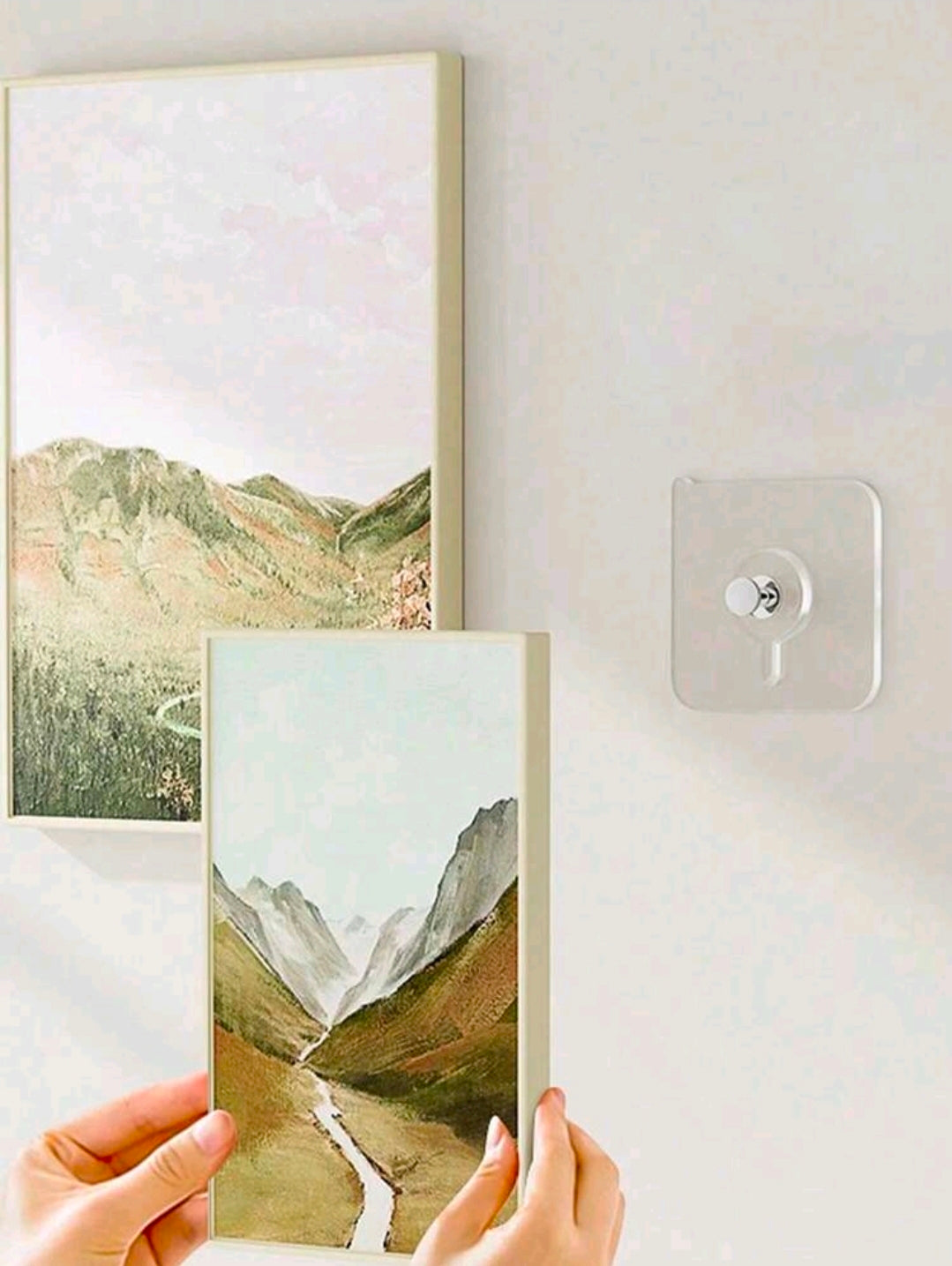 Pack of 10 Damage-Free Wall Hooks for Picture Frames & Wall Decor