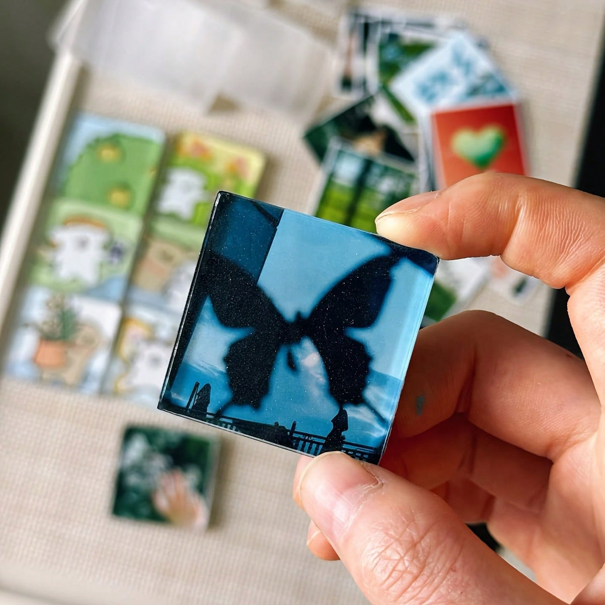DIY Acrylic Photo Fridge Magnet Kit – Set of 5
