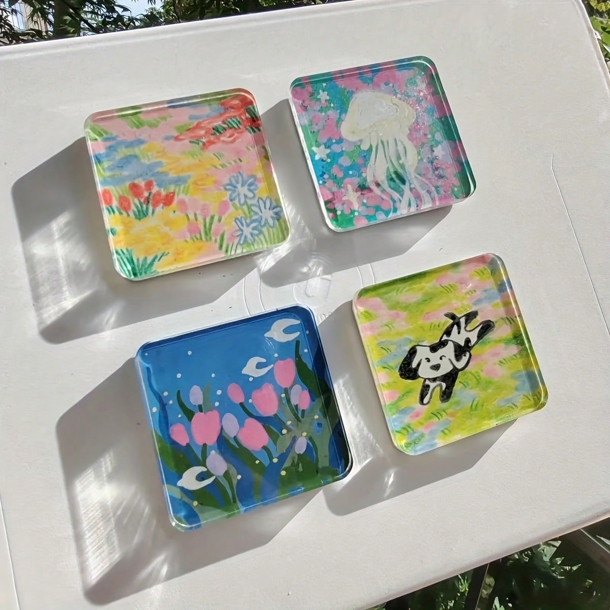DIY Acrylic Photo Fridge Magnet Kit – Set of 5
