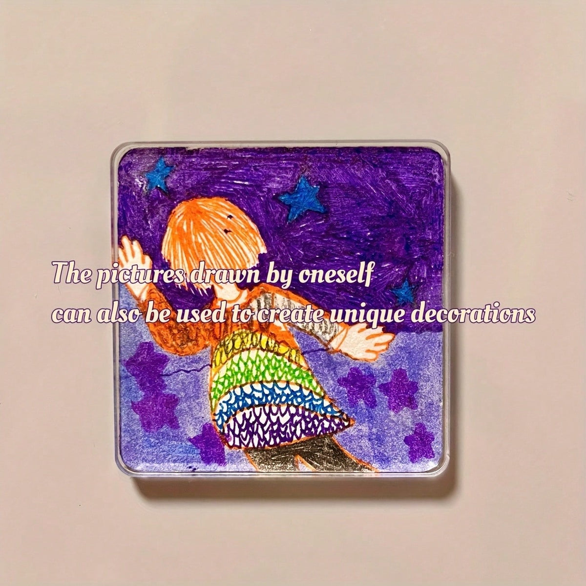 DIY Acrylic Photo Fridge Magnet Kit – Set of 5