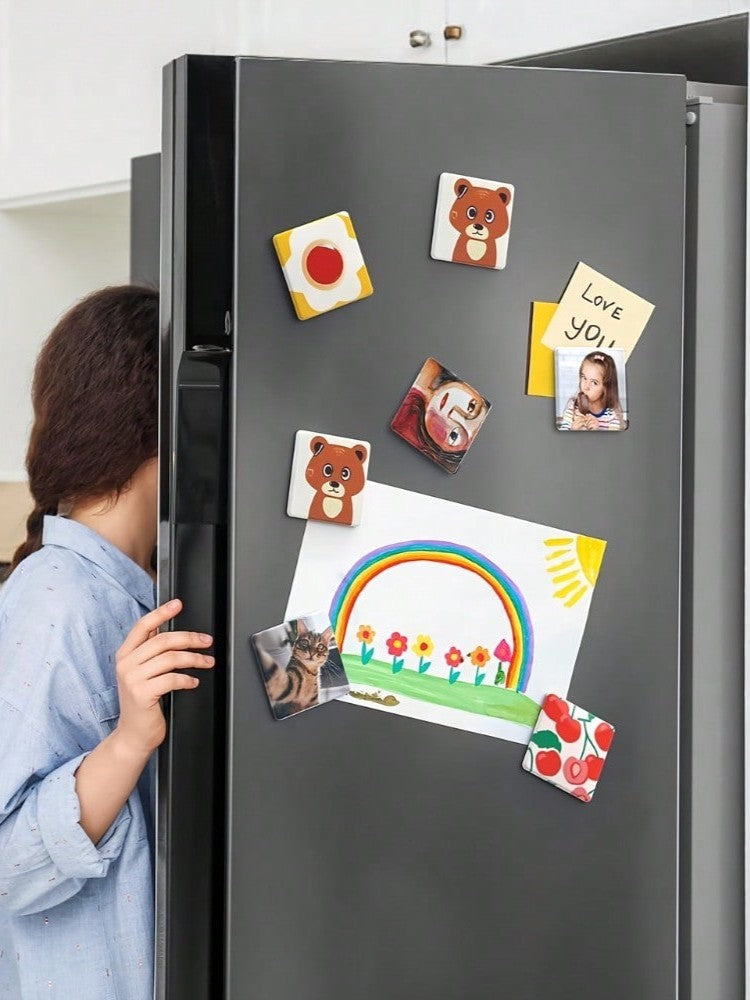 DIY Acrylic Photo Fridge Magnet Kit – Set of 5