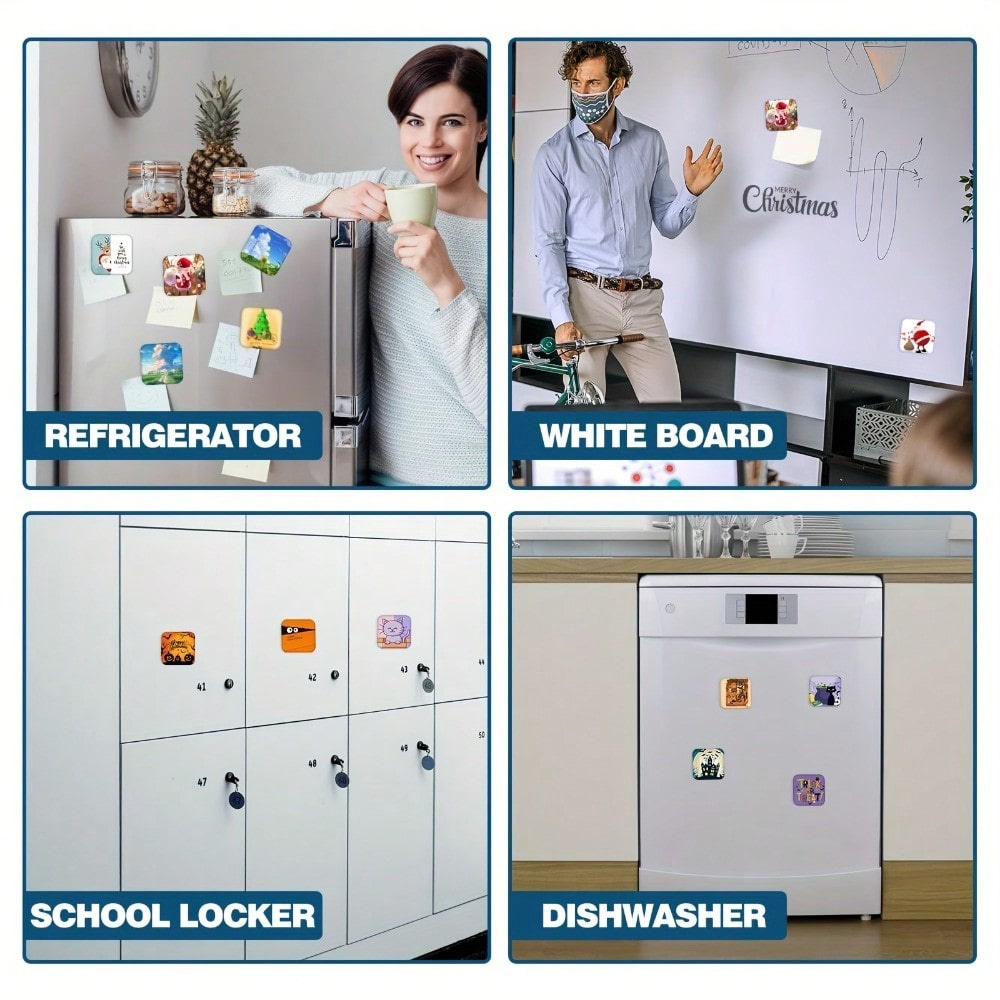 DIY Acrylic Photo Fridge Magnet Kit – Set of 5