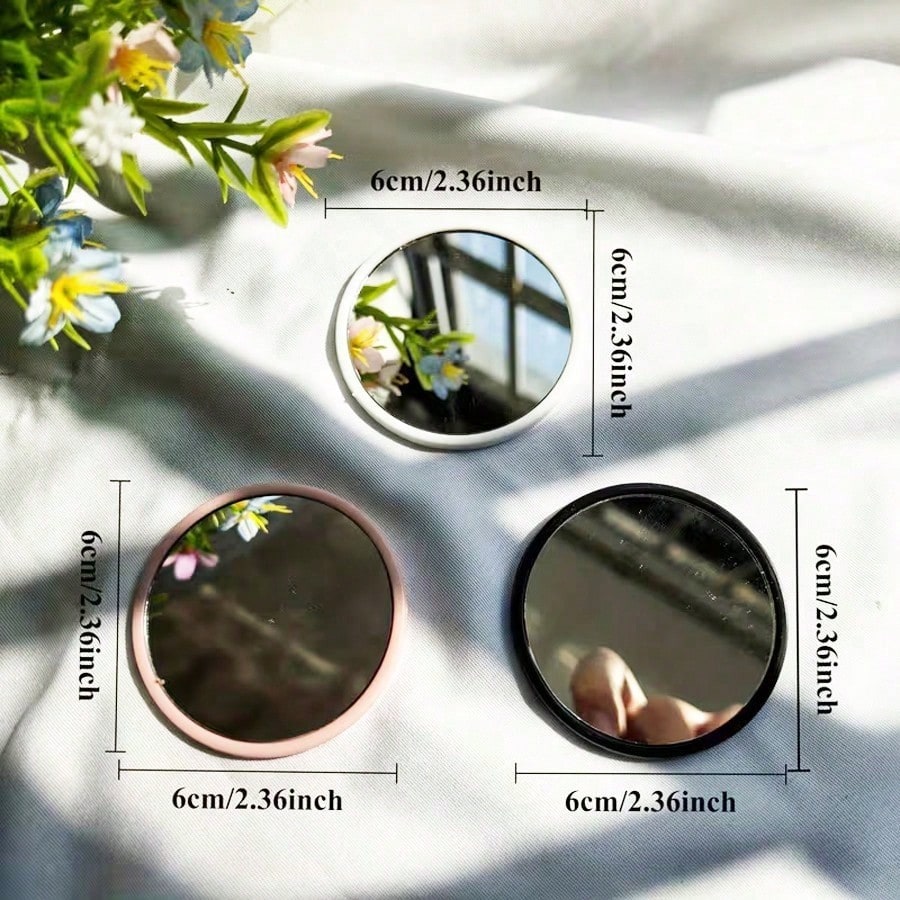 Round Pocket Mirrors – Set of 2