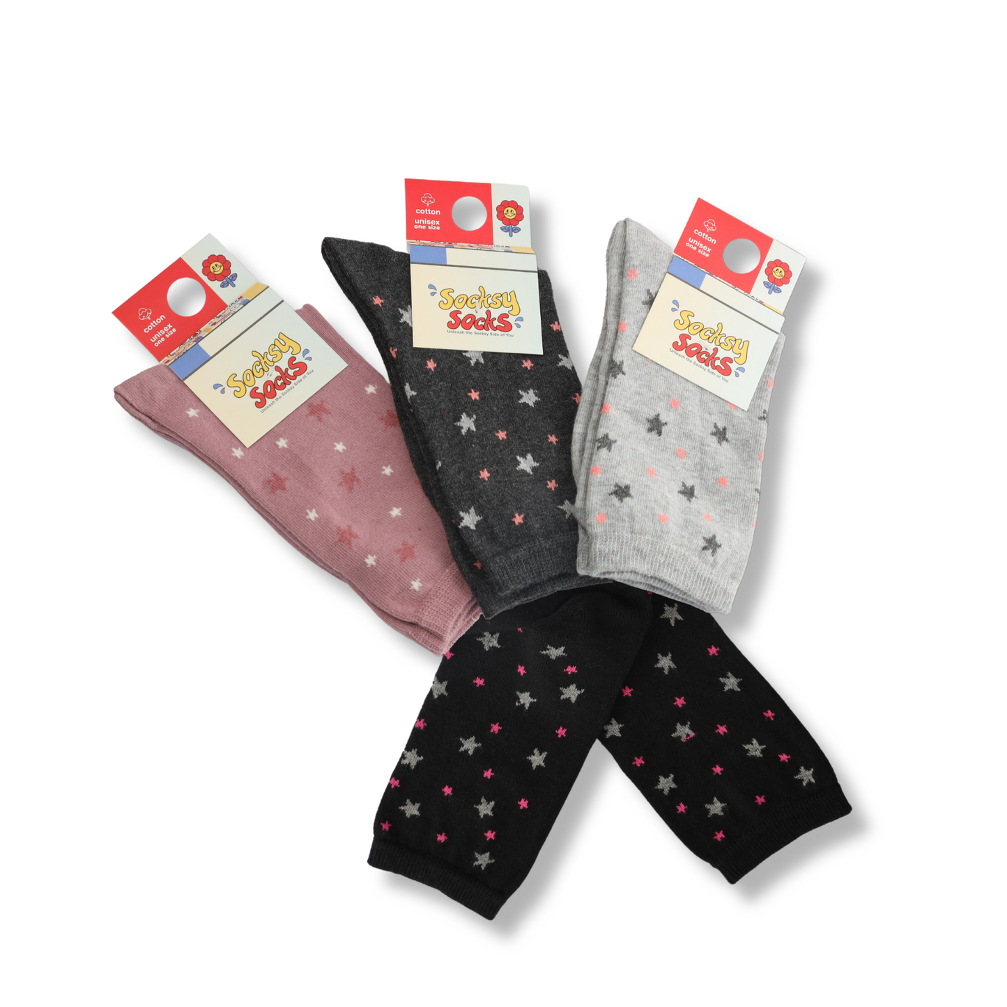 Women  Long Socks With Stars