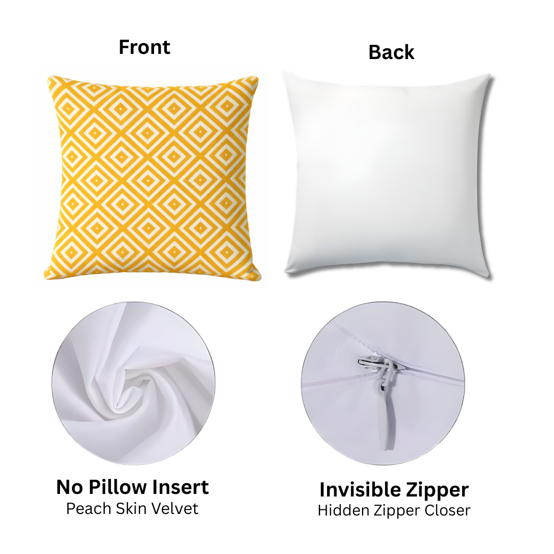 Yellow Modern Pillow Covers