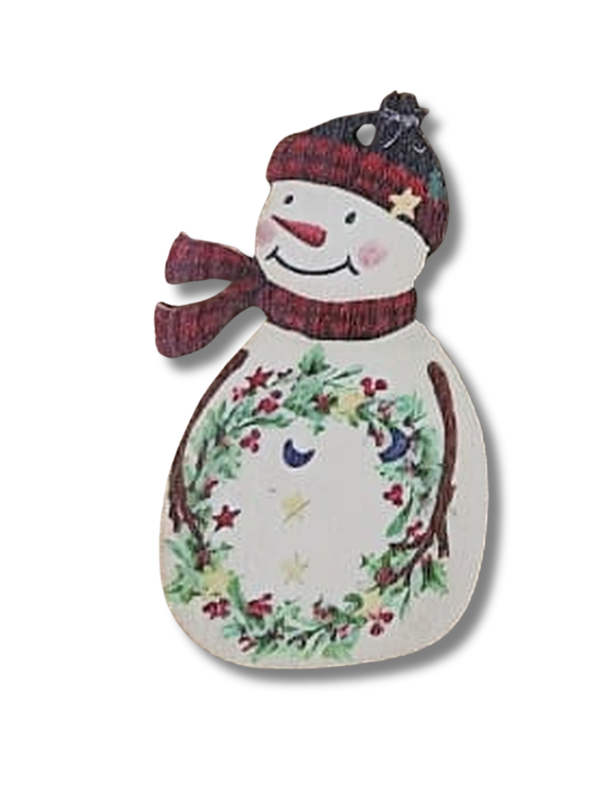 Wooden Christmas Tree Ornaments