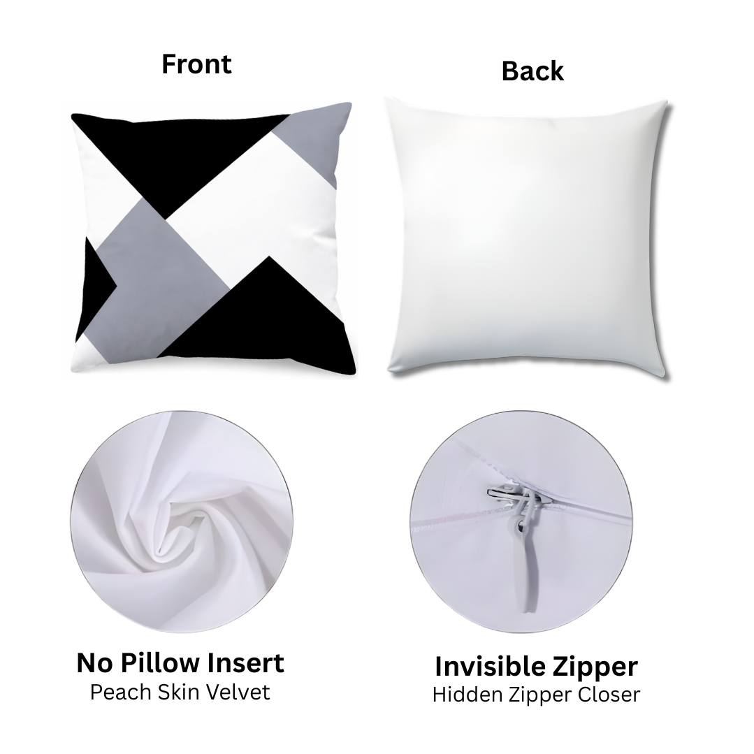 1 PCS Geometric Pattern Pillow Cover