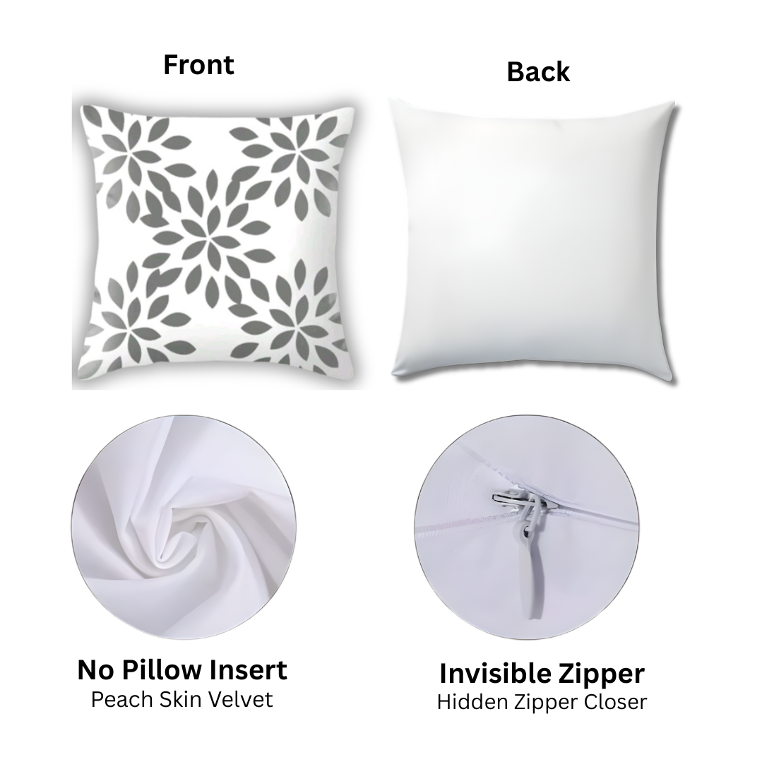 Arrow Heart Geometric Pillow Cover