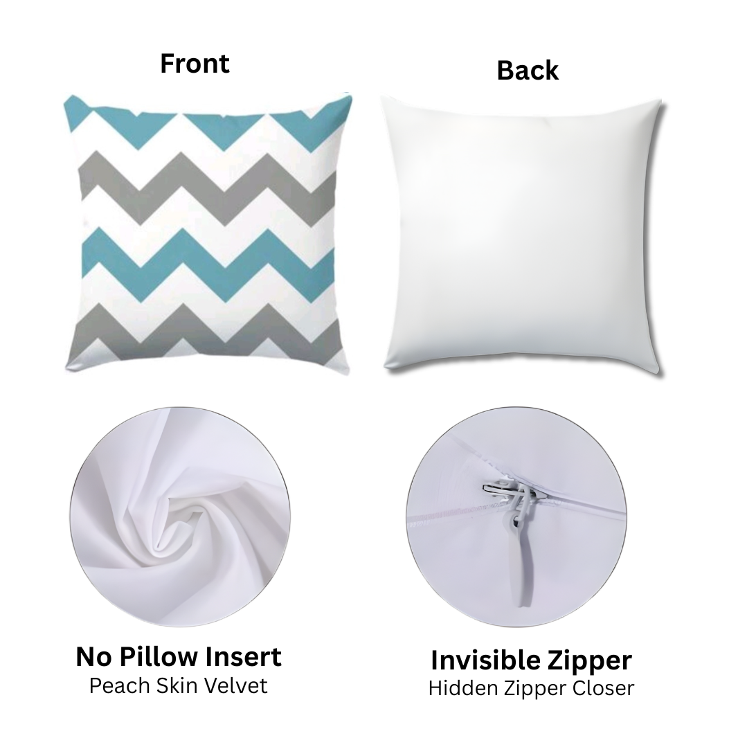 Modern Blue & Grey Decorative Cushion Covers