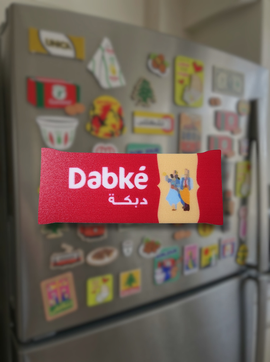 Dabké Fridge Magnet