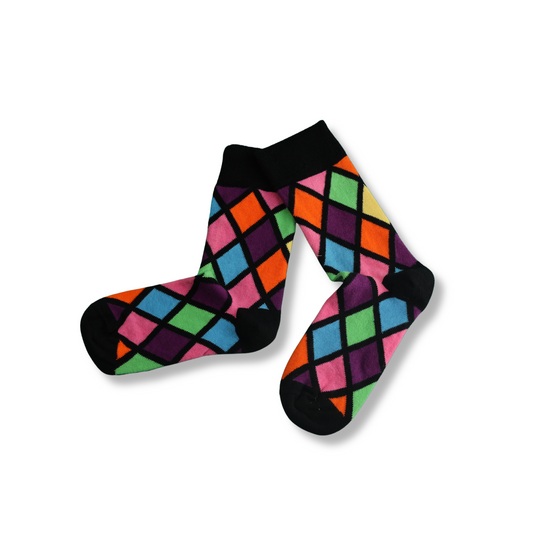 Socks - Hexagon With Borders