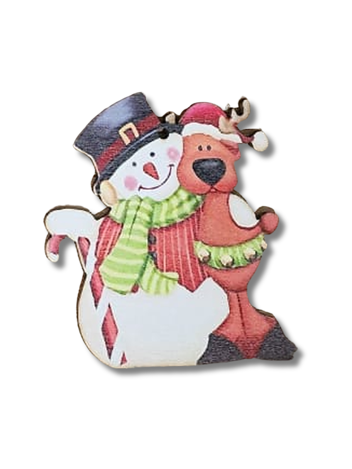 Wooden Christmas Tree Ornaments