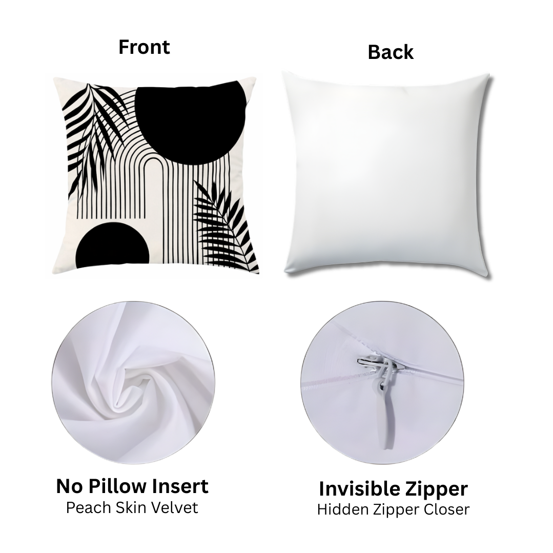 Black & White Modern Pillow Cover
