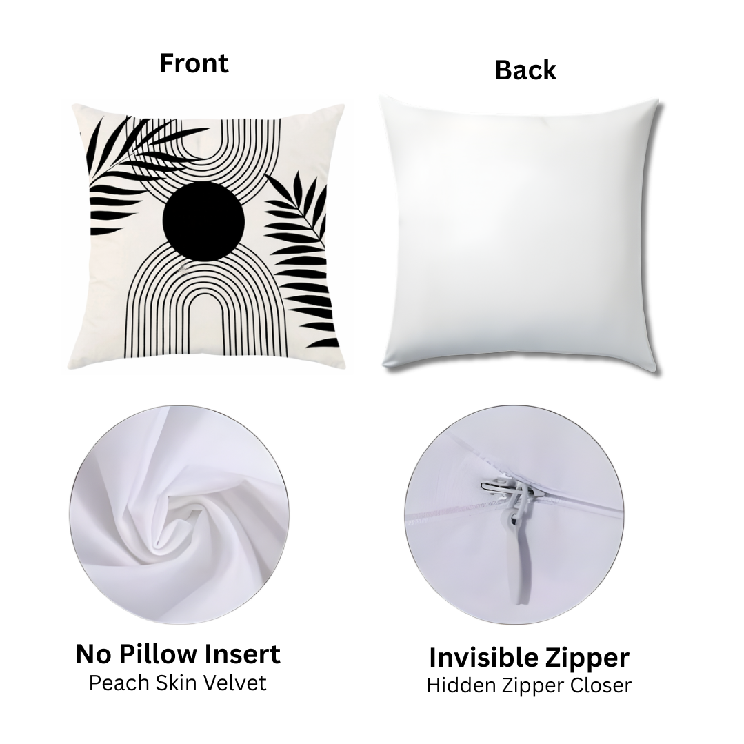 Black & White Modern Pillow Cover