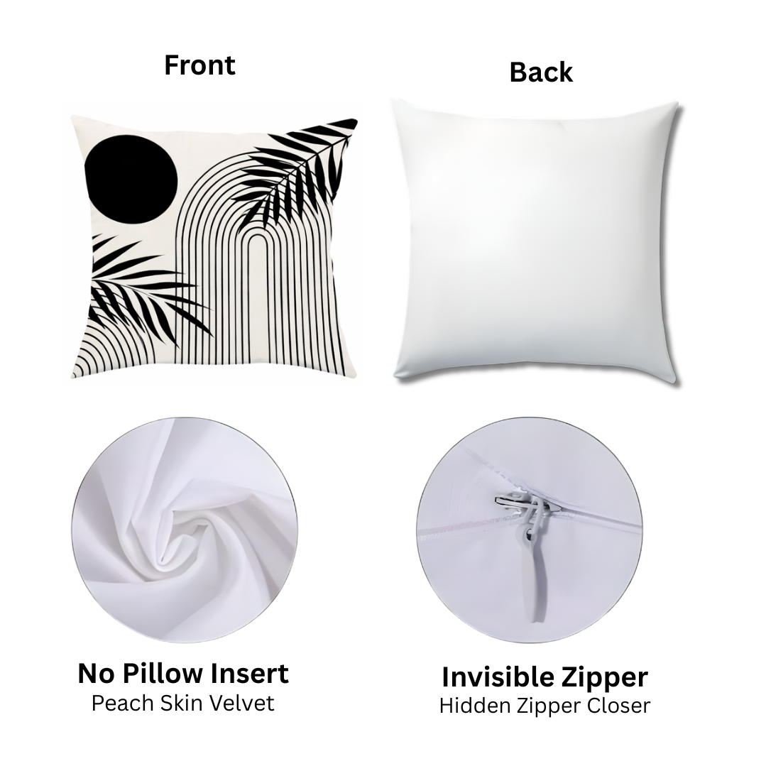 Black & White Modern Pillow Cover