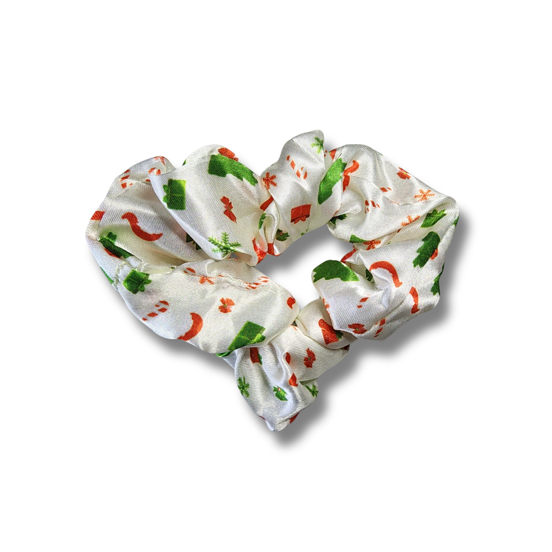 Christmas Scrunchies – Festive Hair Ties