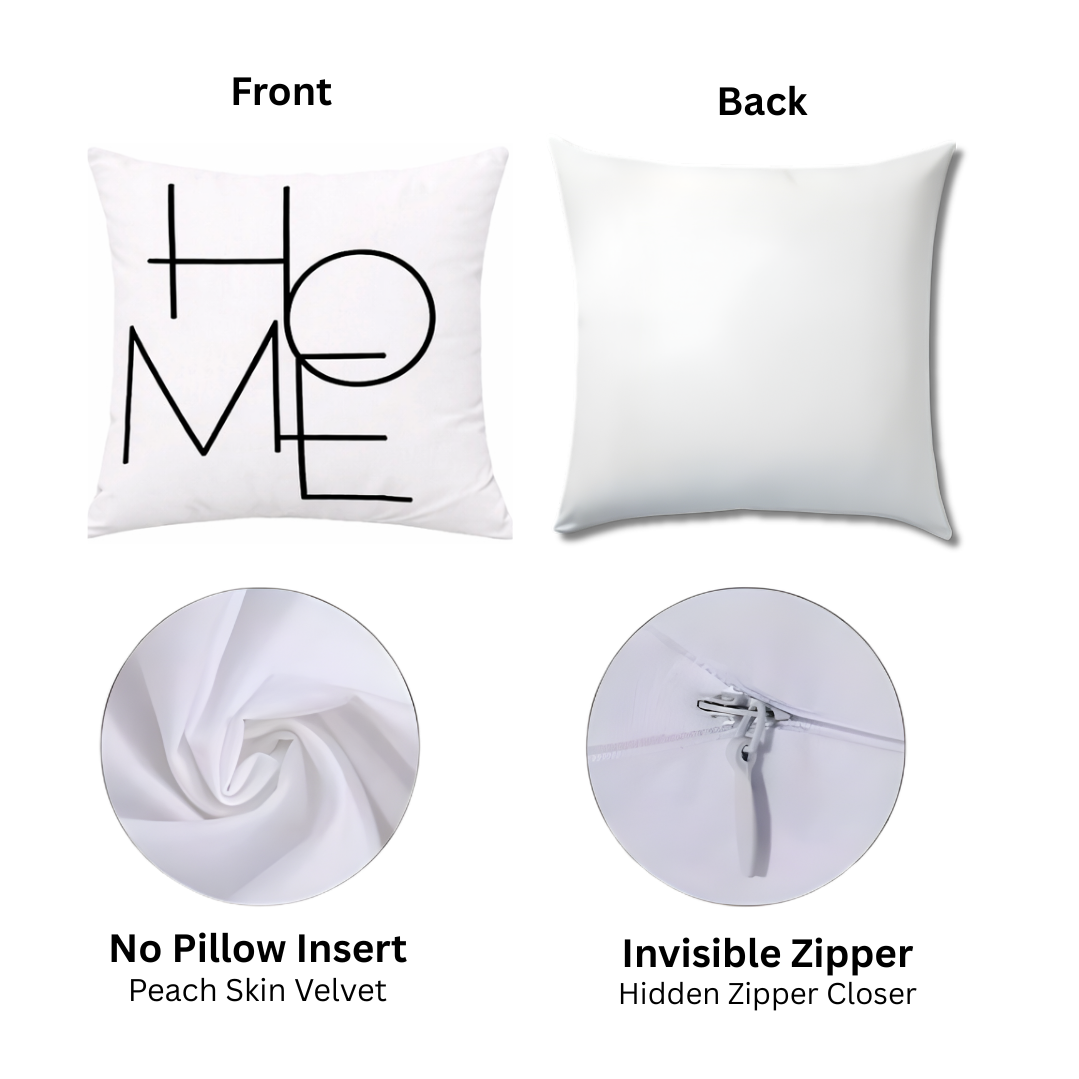 Black & White Arched Line Pillow Covers