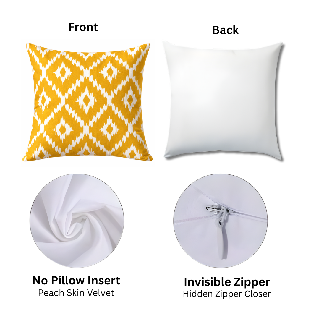 Yellow Modern Pillow Covers