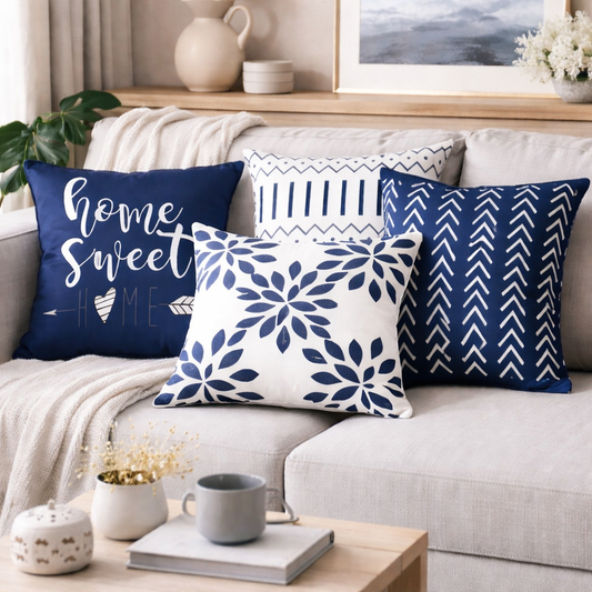 Arrow Heart Geometric Pillow Cover
