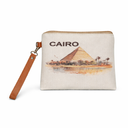 Cairo Pyramid Landscape Pouch