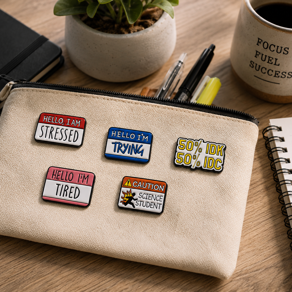 Thoughts Pins (multiple sets)