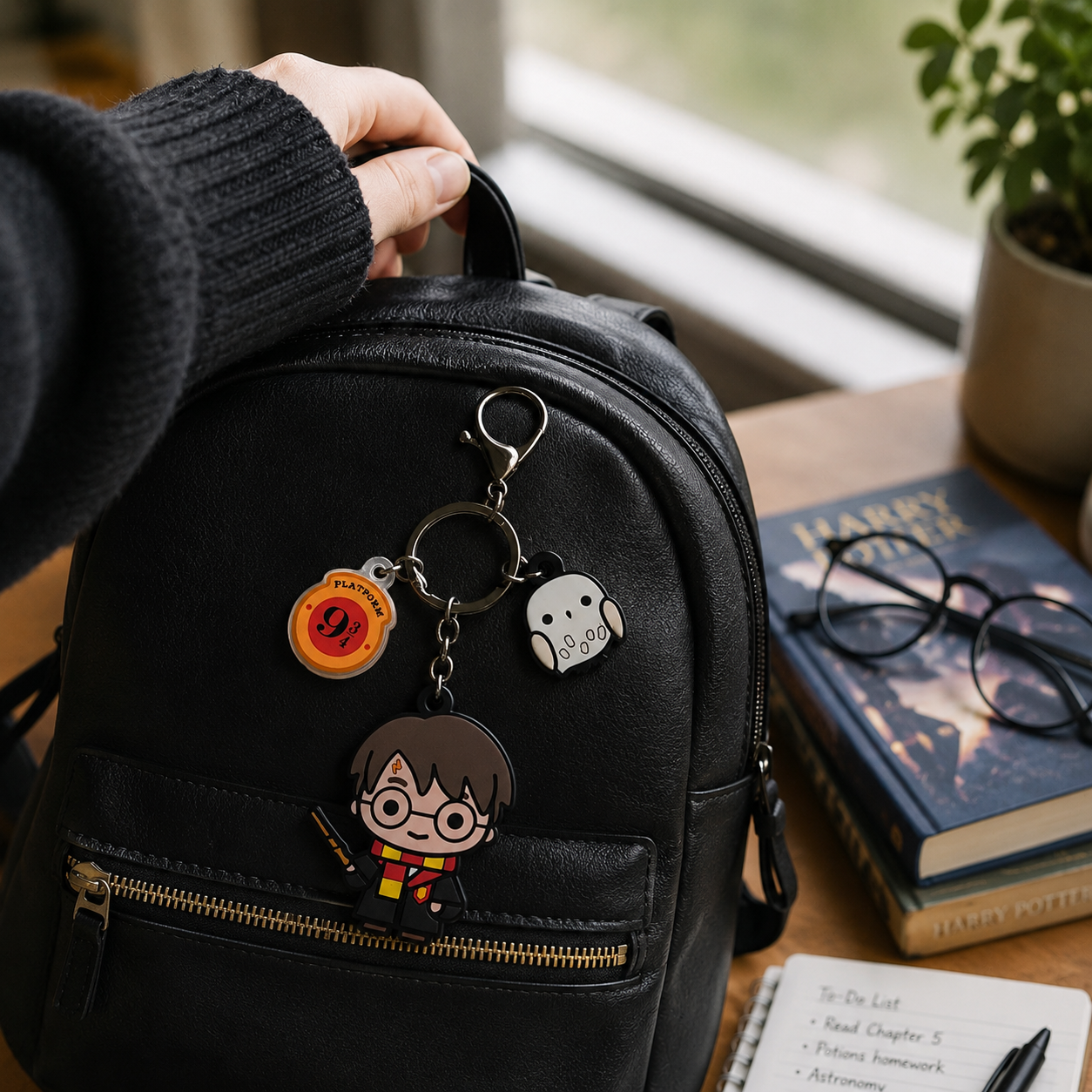 Harry Potter Inspired Chibi Keychain