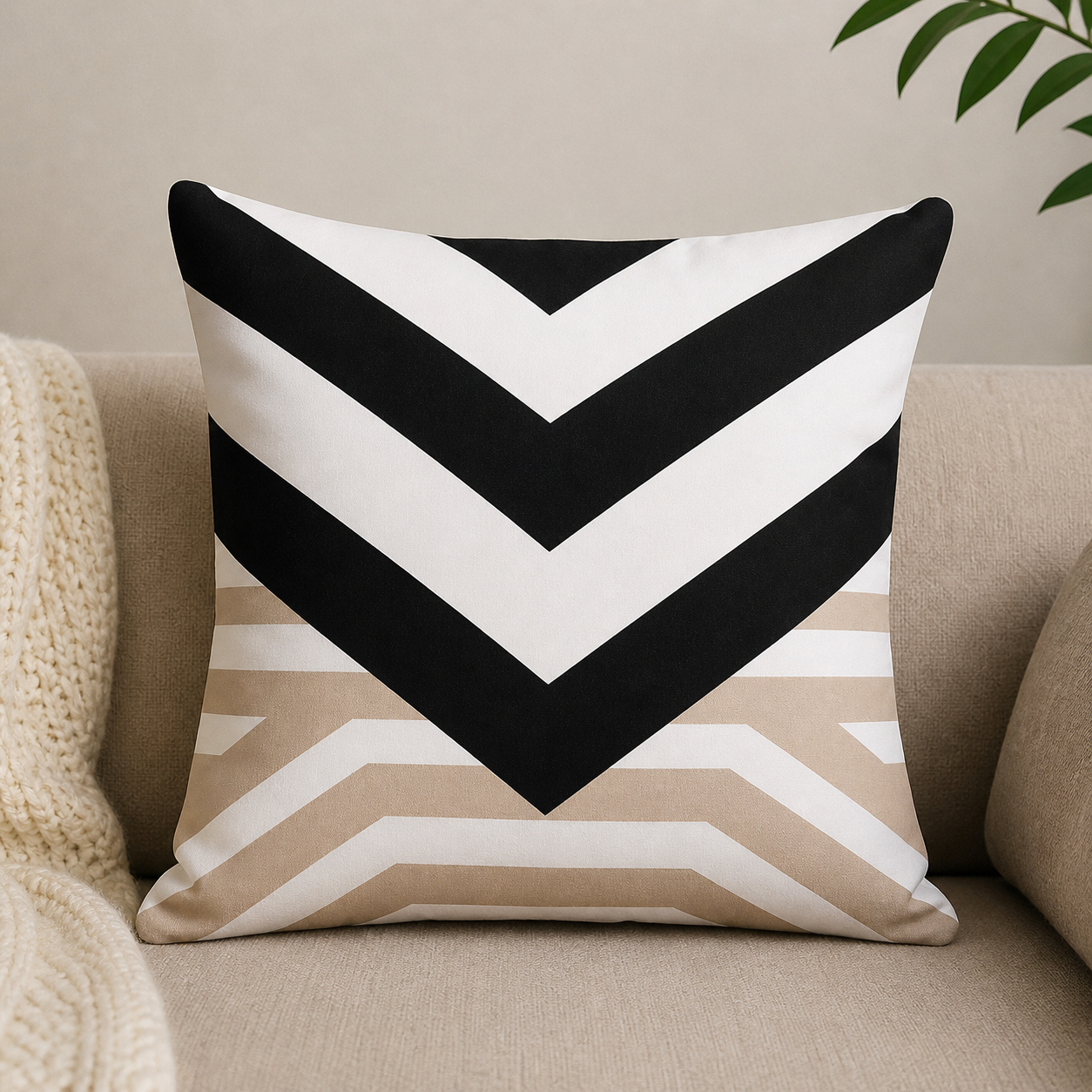Modern Geometric Cushion Covers Set