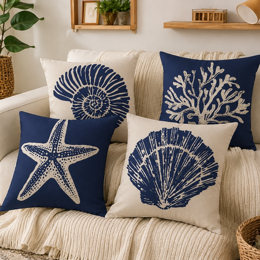 Coastal Marine Decorative Cushion Covers