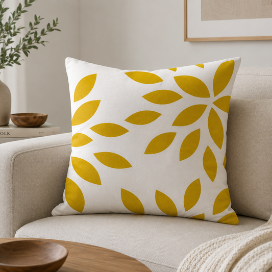 Yellow Modern Decorative Cushion Covers