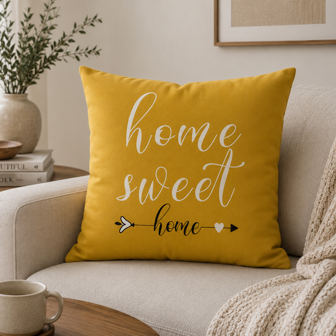 Yellow Modern Decorative Cushion Covers