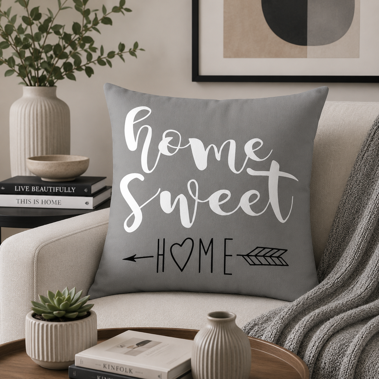 Modern Grey Decorative Cushion Covers