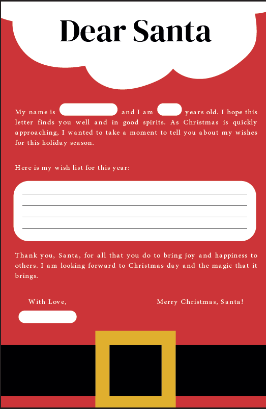 Christmas Cards & Dear Santa Letters