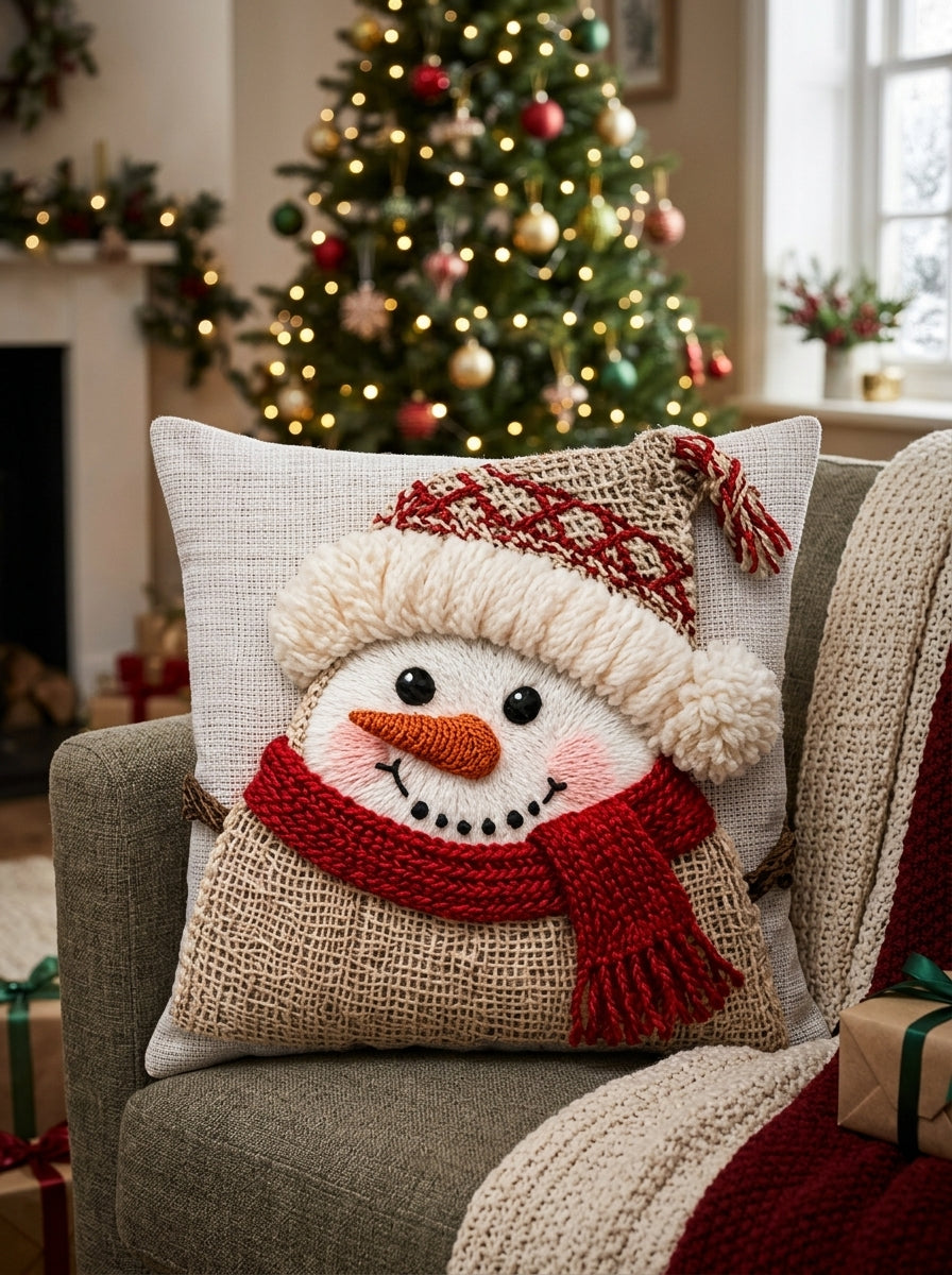 Christmas Character Printed Cushion Covers
