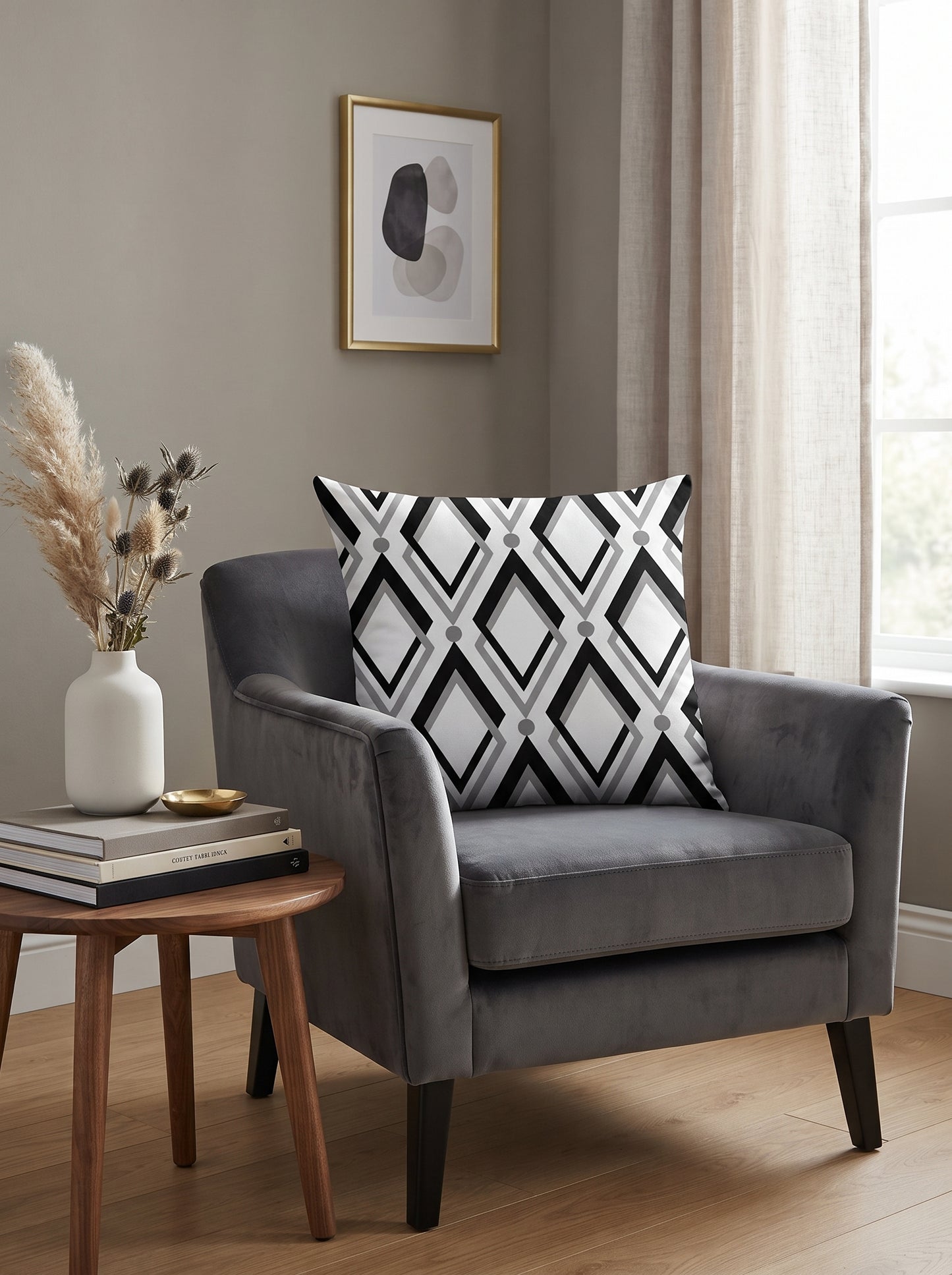 Black & White Graphic Cushion Covers
