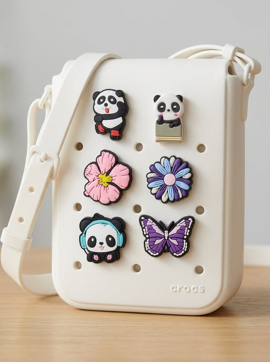 Crocs Enamels S – Cute Character Charm Set | 6-Pack