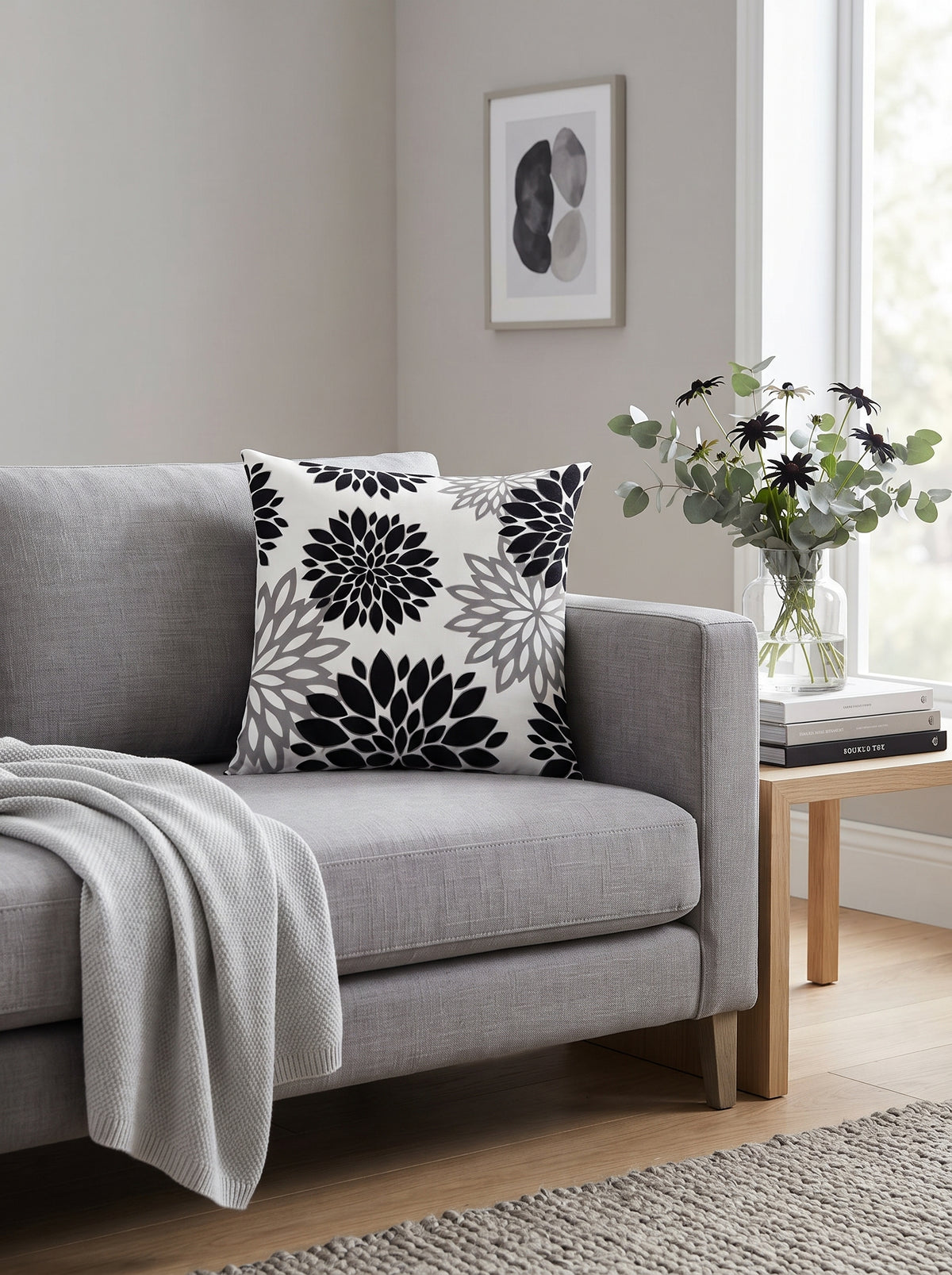 Black & White Graphic Cushion Covers