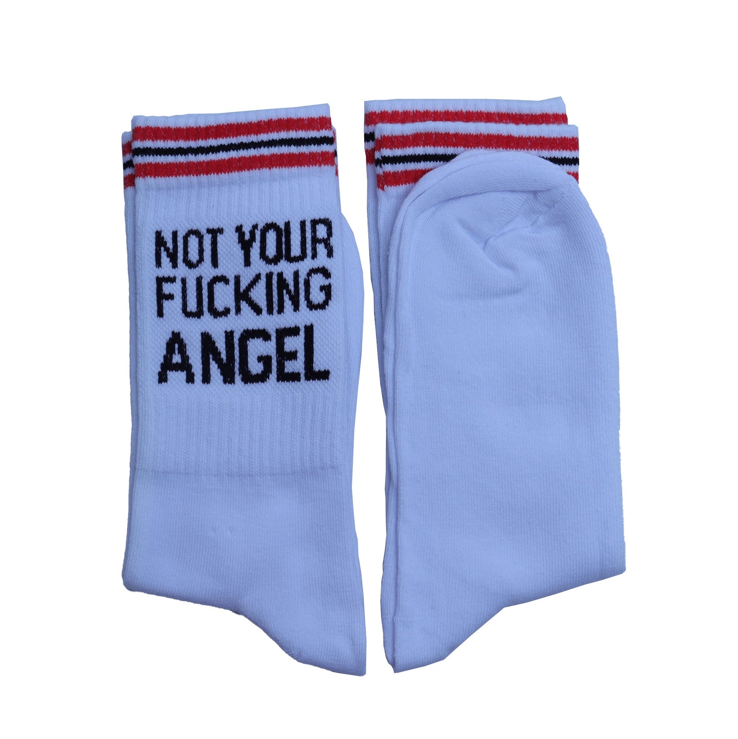 Not Your Fucking Angel Socks