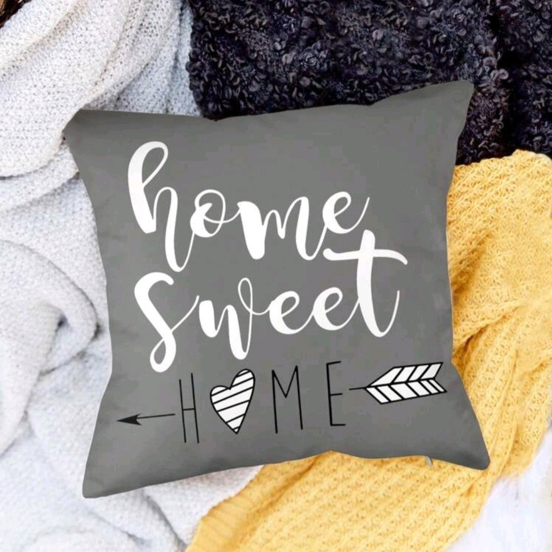 Arrow Heart Geometric Pillow Cover