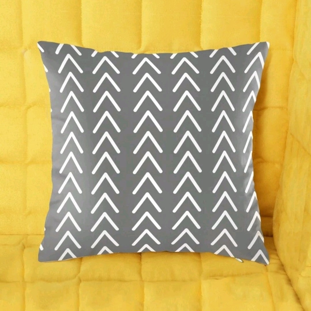 Arrow Heart Geometric Pillow Cover