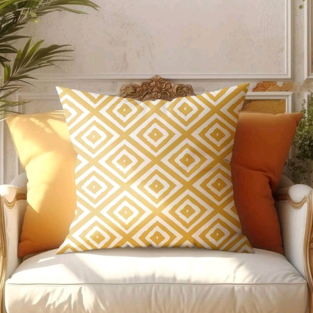 Yellow Modern Pillow Covers
