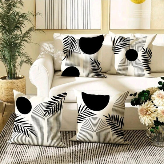 Black & White Modern Pillow Cover