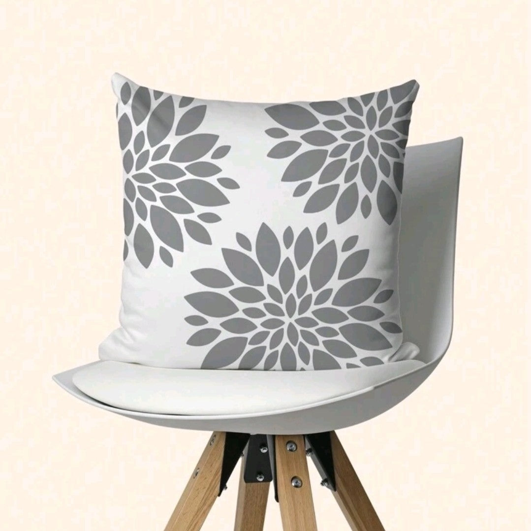 Grey "Home Sweet Home" Pillow Covers