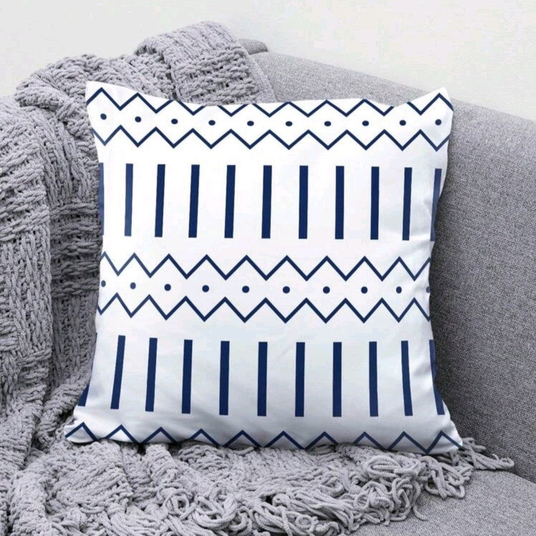 Arrow Heart Geometric Pillow Cover