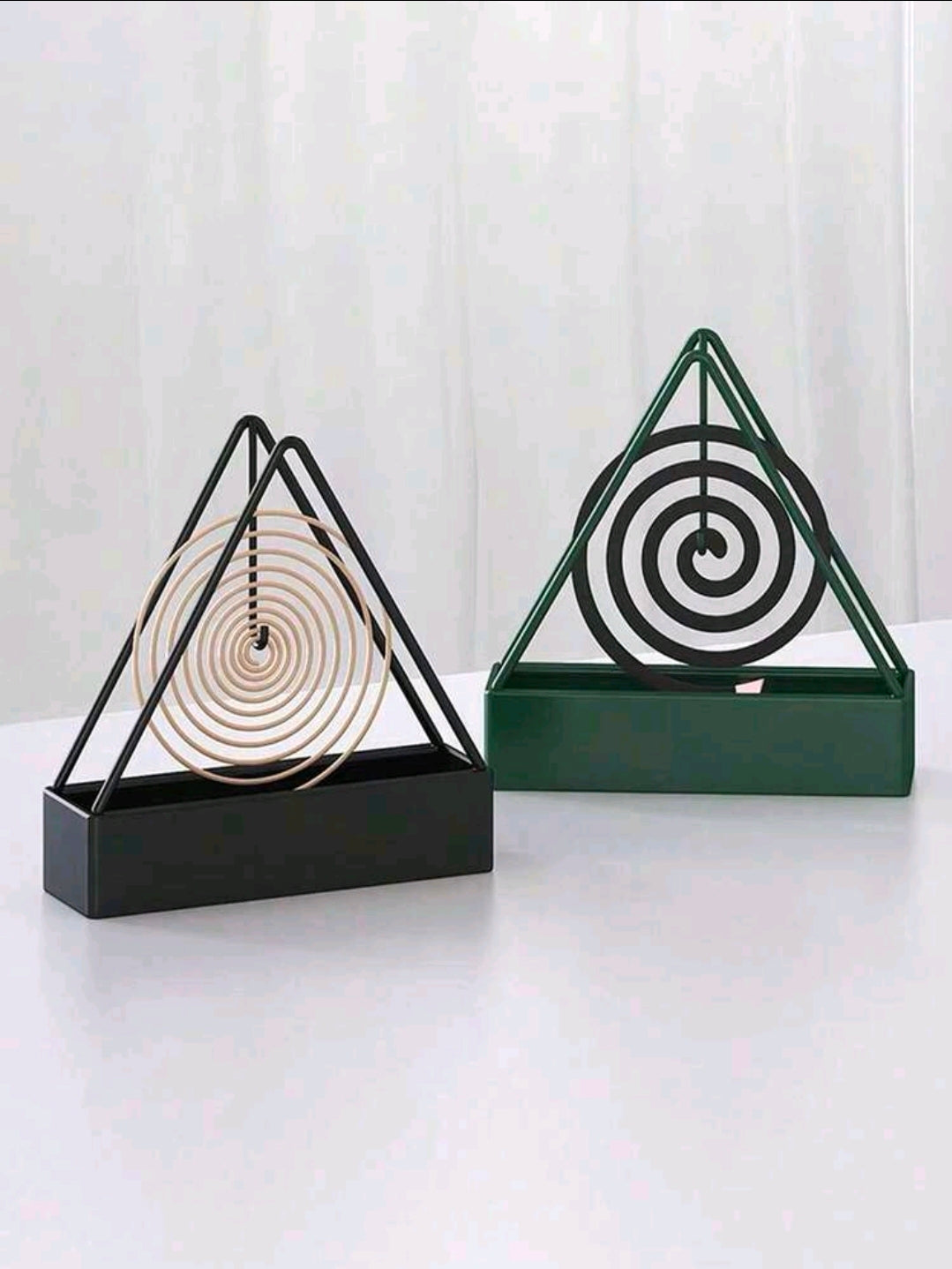 Modern Minimalist Metal Mosquito Coil / Incense Burner Tray